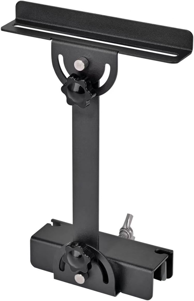 Aquarium Light Riser (2pcs) - for Straight-Edge Lidless Tanks, Max 1.18" Glass+Trim, Fits ≤4.9" Wide Lights, 0-6.5" Height Adjustable