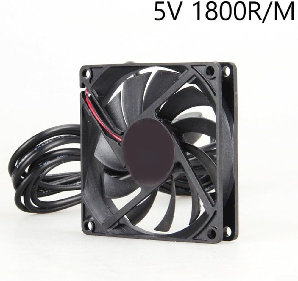 Aquarium Chiller, Fish Tank Cooling Fan System with Brushless Motor for Fish Tank and Terrarium, 5V Quiet Ventilator to Enhance Airflow