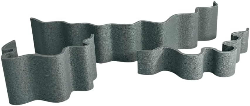 Chatelet REEFSHAPE Aquarium or Terrarium Substrate Cliffs Combo Pack | Separate Substrate Layers in Aquariums or Terrariums to Create Cliffs & Depth | Made in USA (Cliff Combo, Gray)