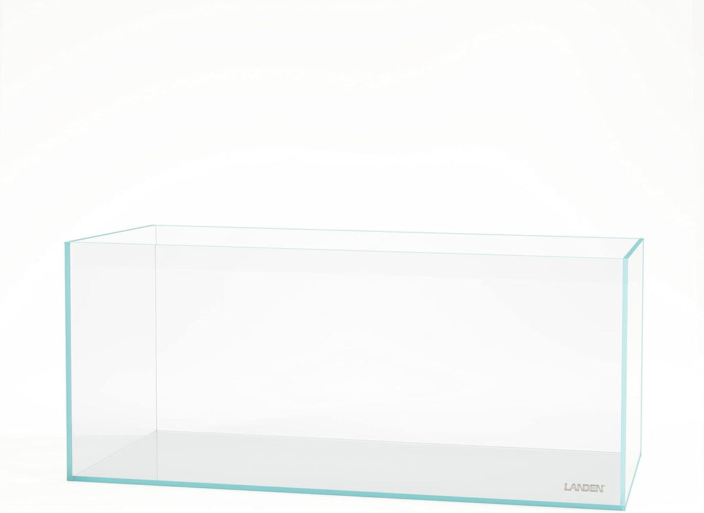 Landen 120P 72.2 Gallon Rimless Low Iron Aquarium Tank, W47.2 × D19.7 × H19.7 (120x50x50cm) 12mm Thickness with Black Nano Foam Leveling mat Included