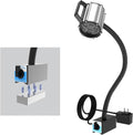 Super Strong Magnetic Base LED Work Light, 800 Lumens IP66 Waterproof Gooseneck Lamp for Machine Shop, Lathe, Drill Press Repair