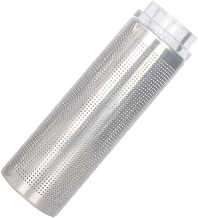 NACX Aquarium Fish/Shrimp Mesh Net Filter Guard，Fish Tank Intake Strainer Pre-Filter Cover Stainless Steel (12mm ID)