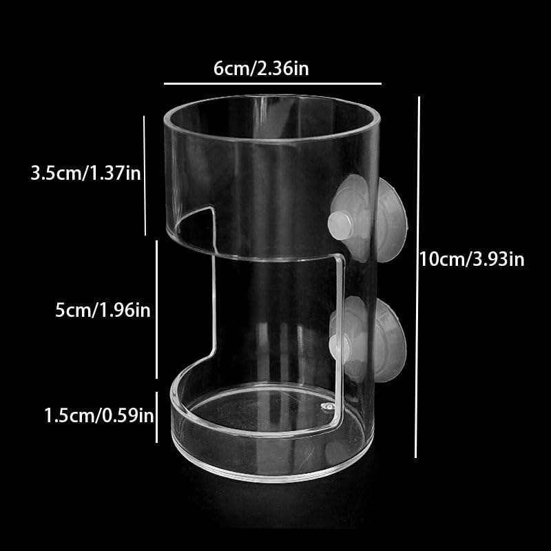 Fish Feeder Orbicular Automatic Fish Feeders Reduced Filter Clogging Tank Suitable for All Kinds of Food Tank Accessories