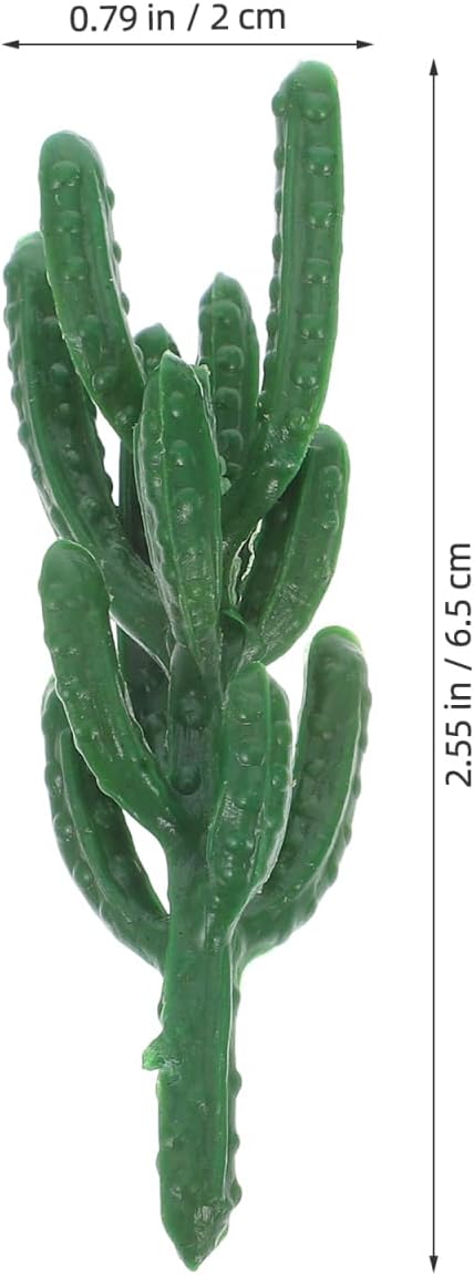 18Pcs Miniature Cactus Tree Model Set for Architectural Dioramas DIY Landscape Craft Accessories
