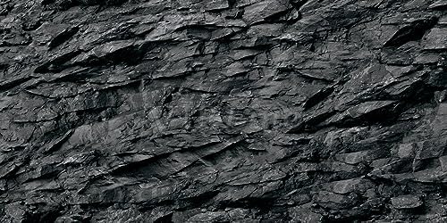 VIP. LINE 3D Effect Black Stone Texture Aquarium Background Poster Fish Tank Backdrop Decorations PVC Background (72" x 25"/ 183 x 64cm)