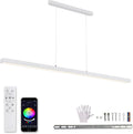 Smart APP Remote Control Adjustable Color RGBCW Linear LED Modern Pendant Light Full Spectrum Modern Minimalist Restaurant Office Restaurant Coffee Shop bar Office