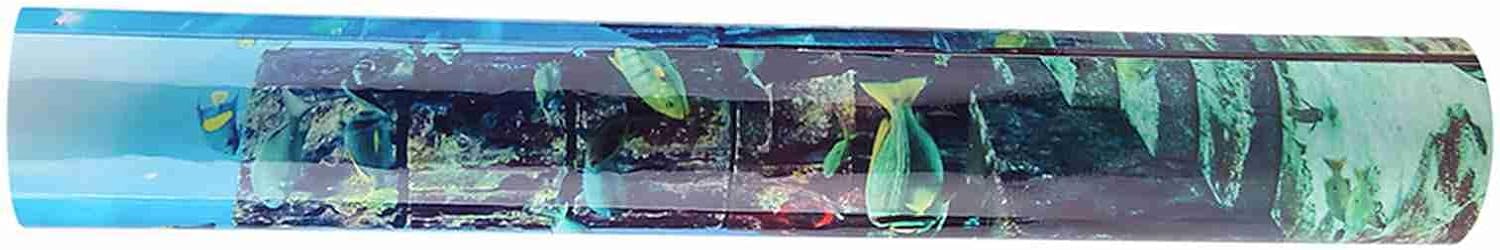 CHICIRIS Fish Underwater Poster Bright PVC Aquarium Background Sticker for Decoration of Aquarium Terrarium, Material for Fish Wall, Underwater Theme (91 * 50cm)