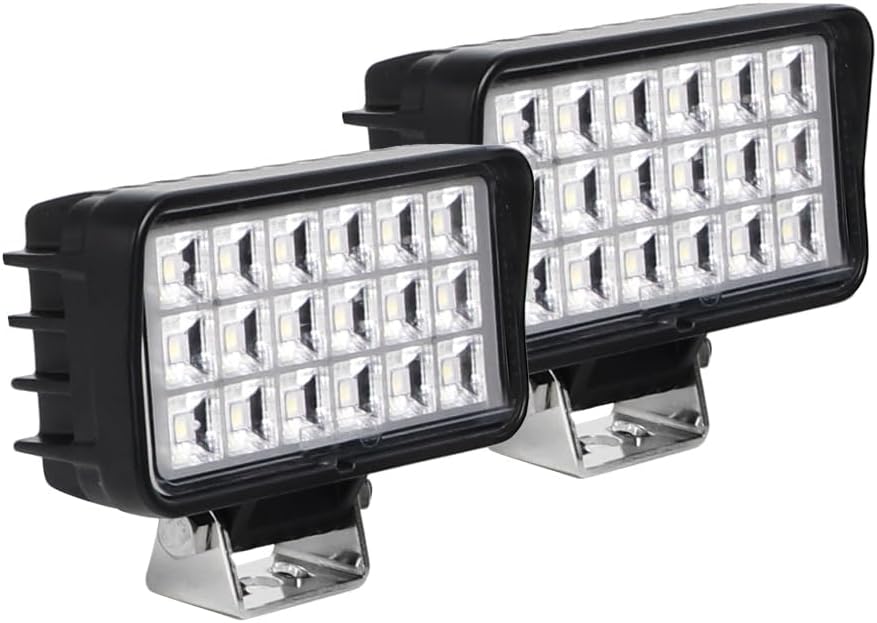 EXZEIT 36W Backup Lights, 150° Flood Reverse Light, 4.4 Inch Compatible with Truck Polaris Tractor Golf Cart UTV ATV, 12/24V