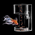 Fish Feeder Oval Back Flat Automatic Feeders Reduced Filter Clogging Tank Suitable for All Kinds of Food Tank Accessories