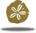 Riverside Designs Coastal Sand Dollar Ocean Beach Metal Art Steel Wall Décor (36", Gold)