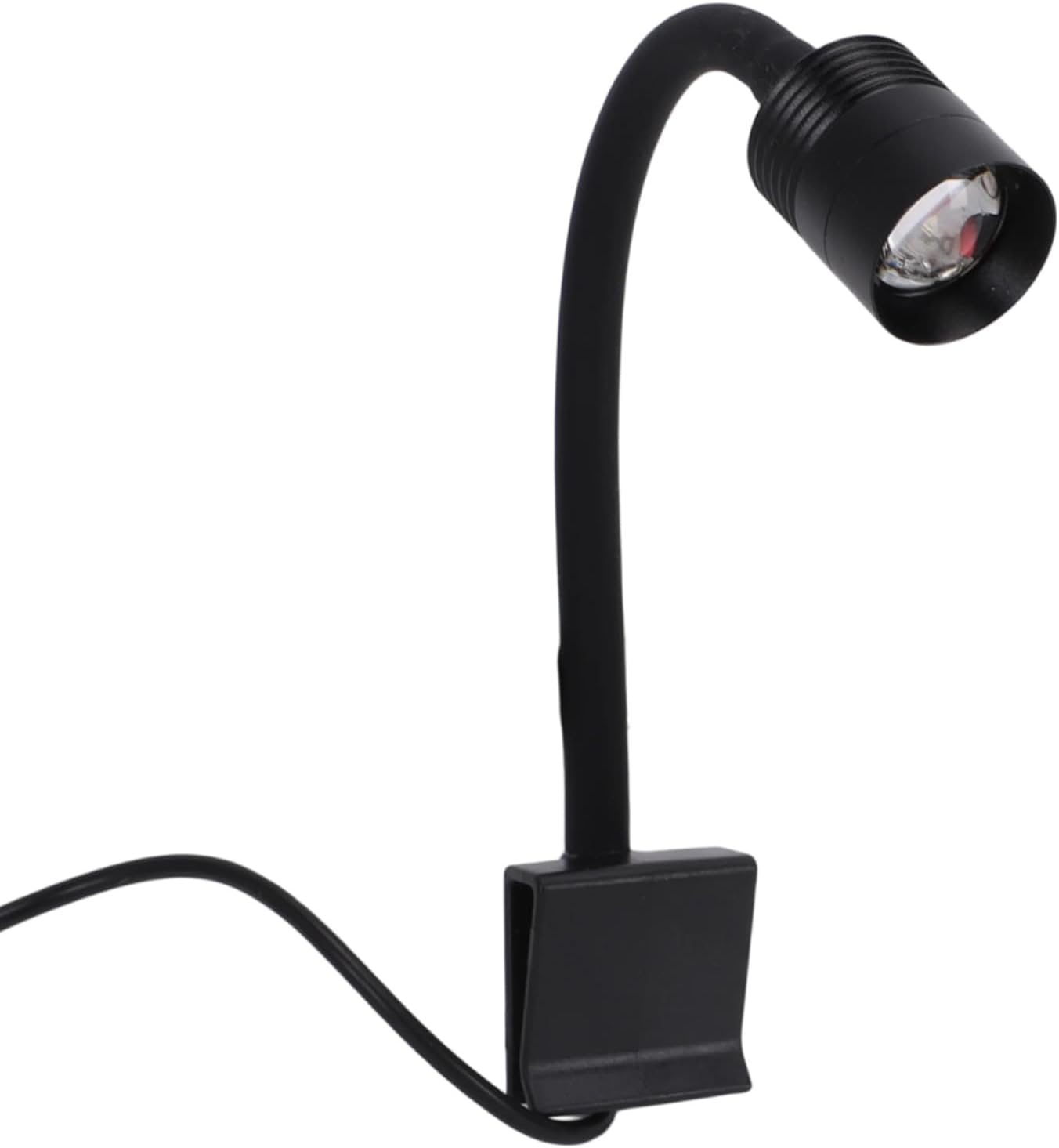 Zerodis LED Aquarium Light Aquarium Lights for Open Fish 3 Color Lighting Adjustable Indoor LED Mini Clamp/Holder Lamp IP65 Waterproofing 360° Rotatable Clamp Arm Lamp