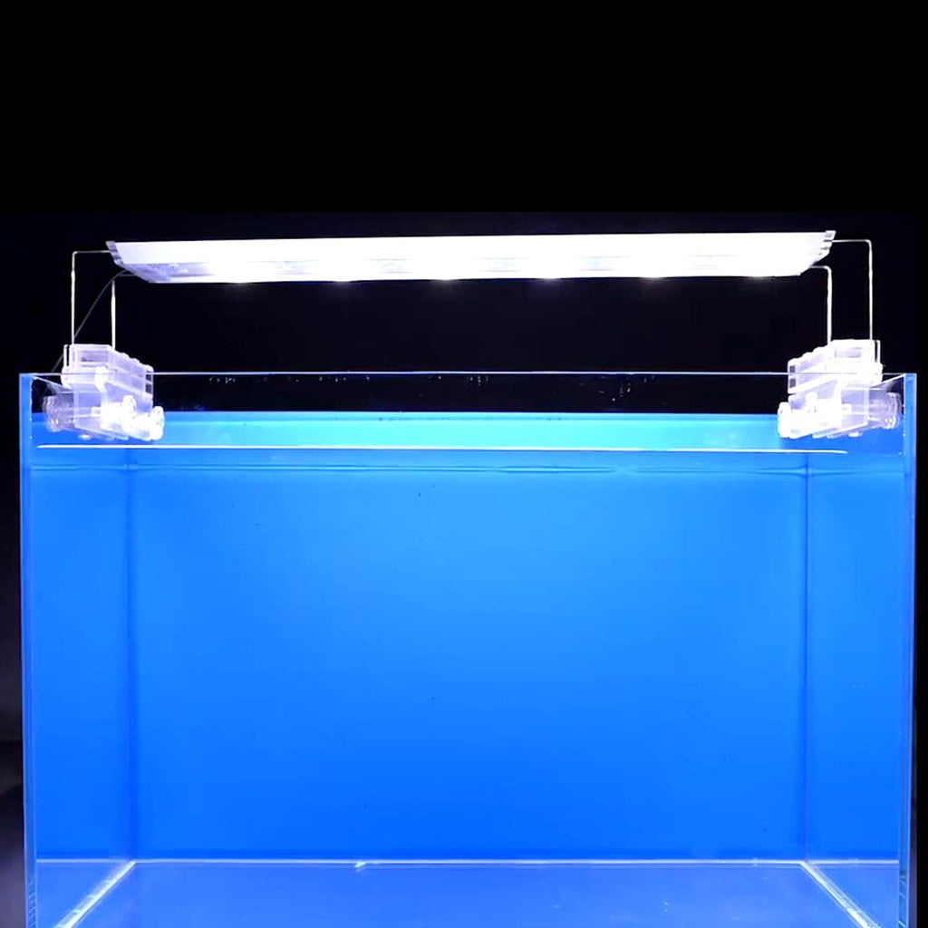 ELEBOX Aquarium Background Blue Black Fish Tank Background Picture 2 Sides Fish Backdrop for Aquarium Wallpaper 24" x 71"