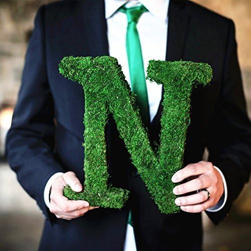 BYHER Roll of Green Moss for Fairy Gardens Wedding Other Arts and Crafts (10x120cm (4" W x 48" L))