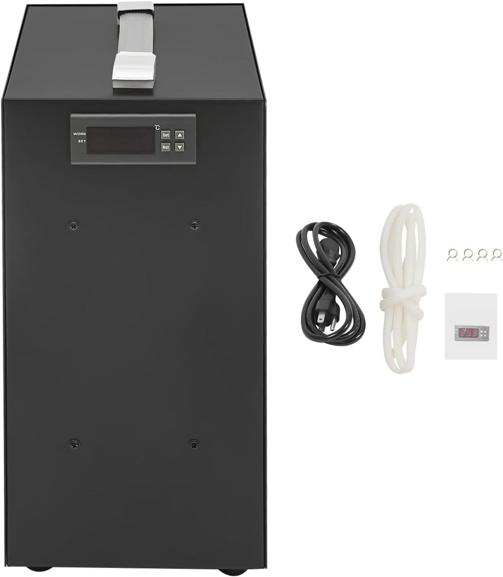 Aquarium Chiller, 40L Fish Tank Water Cooler, Temperature Adjustable, Aquarium Water Chiller for Home Fish Shrimp Breeding Aquaculture. (40L)