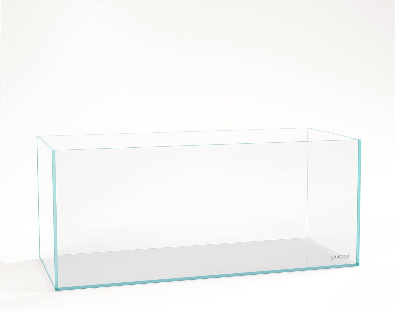 Landen 120P 72.2 Gallon Rimless Low Iron Aquarium Tank, W47.2 × D19.7 × H19.7 (120x50x50cm) 12mm Thickness with Black Nano Foam Leveling mat Included