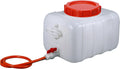 Large Capacity Water Container Plastic Water Tank with Faucet and 3M Water Pipe, Heavy Duty Water Storage Carrier Portable Durable for Outdoor Hiking Emergency Self-Driving(Size:200L/52.8Gallon)