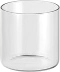 PATIKIL Clear Glass Cylinder Vase, 3.1" Tall and 3.1" Dia Tabletop Flowers Vase Floating Candle Holder Vase for Home Decor Wedding Centerpieces(10oz)
