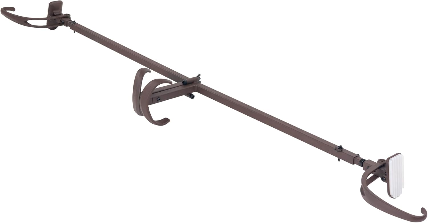 VILLAGE LIGHTING COMPANY [Front Door Garland Hanger] - Adjustable to Different Door Widths | Heavy-Duty Cast Iron | Decorative Christmas Decor | No Nails, Screws, or Damage