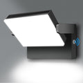 ledmo 150W LED Flood Light Outdoor, 18000LM 5000K Super Bright Dusk to Dawn Photocell LED Wall Pack, 360 ° Adjustable IP65 Commercial Exterior Wall Large Area Lighting Hardwired