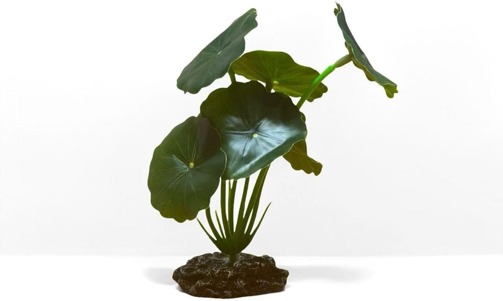 JGbaby Artificial Aquarium Plants,Fish Tank Decorations Betta Leaf Hammock 7in Realistic Silk & Plastic Plants, Hideout Decor for Betta. Goldfish,Reptiles,Small Tanks (Green Type-B)