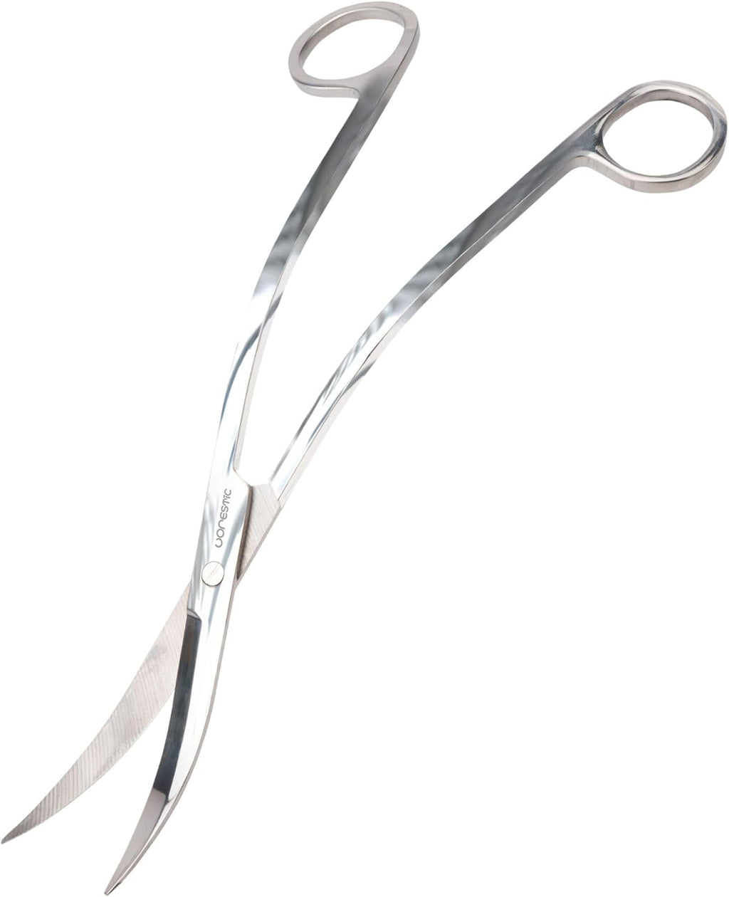 VORESTIC Long Aquarium Scissors for Plants 9.8 inches, Aquascaping Scissors, Aquarium Plant Trimmer, Aquascape Tools, Terrarium Tools for Plants (1 Pc Wave)