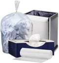 Plasticplace 12-16 Gallon Trash Bags, Clear High Density Garbage Bags Liners, 24" x 33" (1000 Count), Leak-Proof, Durable Offices, Schools, Cleaning Services Trashbags Heavy Duty Can Liner, 8 Microns