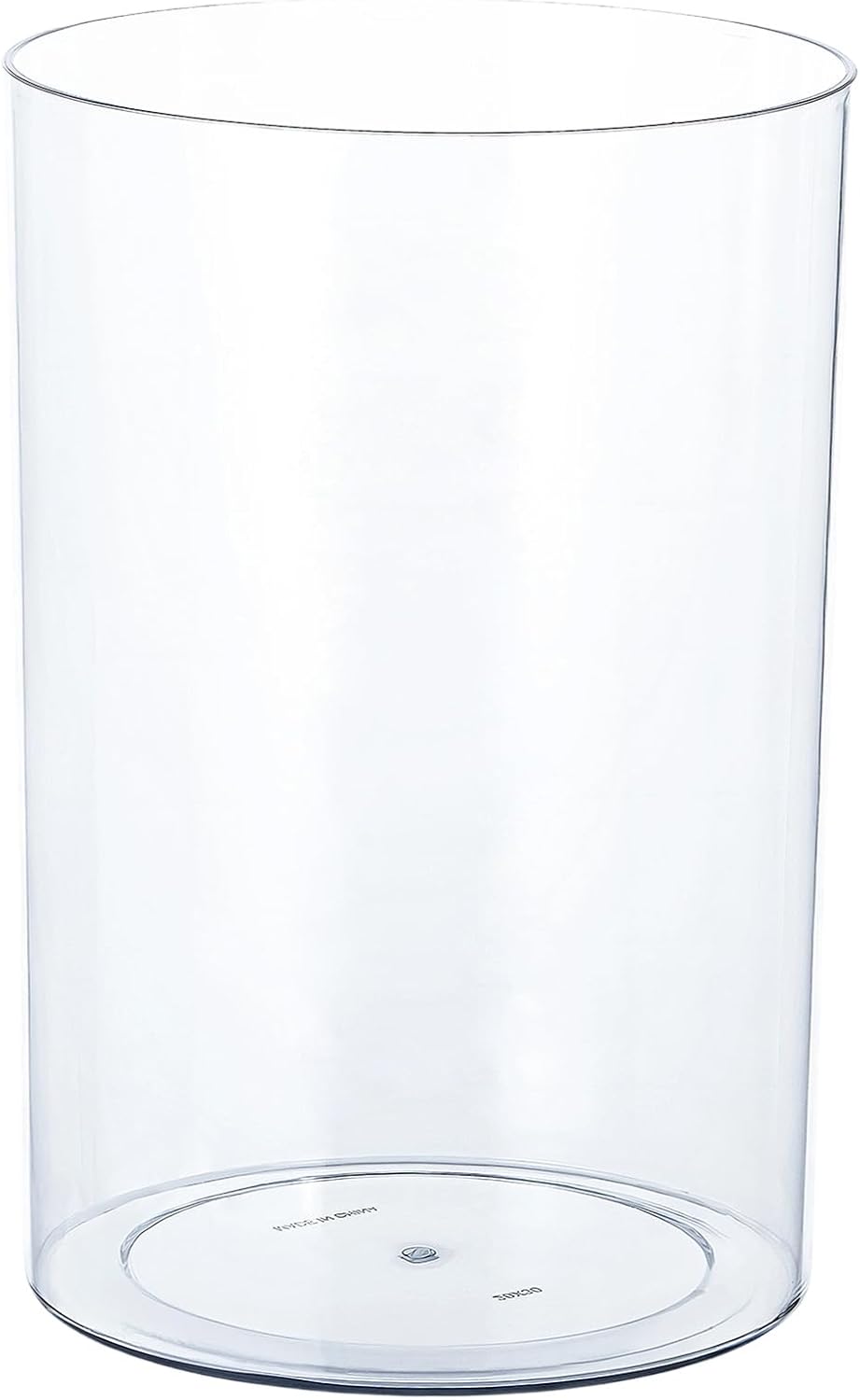 Acrylic Vase for Centerpieces, 7.9" x11.8" Clear Wide Mouth Flower Vase Cylinder Vases Round Plastic Vases for Home, Wedding Party, Decor, Flowers