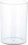 Acrylic Vase for Centerpieces, 7.9" x11.8" Clear Wide Mouth Flower Vase Cylinder Vases Round Plastic Vases for Home, Wedding Party, Decor, Flowers