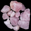 Crocon 1LB Rose Quartz Rough Bulk Natural Stone Raw Stone Tumbling Cabbing Polishing Mining Chakra Balancing Reiki Healing Good Luck Home Office Decor