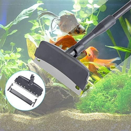 Carefree Fish 6IN1 Aquarium Cleaning Tools Long Handle Adjustable Length 20~36Inches Fish Tank Cleaner Kit Algae Scraper Scrubber Brushes Set