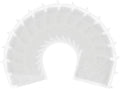 AQUANEAT Aquarium Filter Media Bags 15pcs Fish Tank Extra Fine 100 Micron Mesh Bags with Plastic Zipper for Activated Carbon (5.5" x 8")