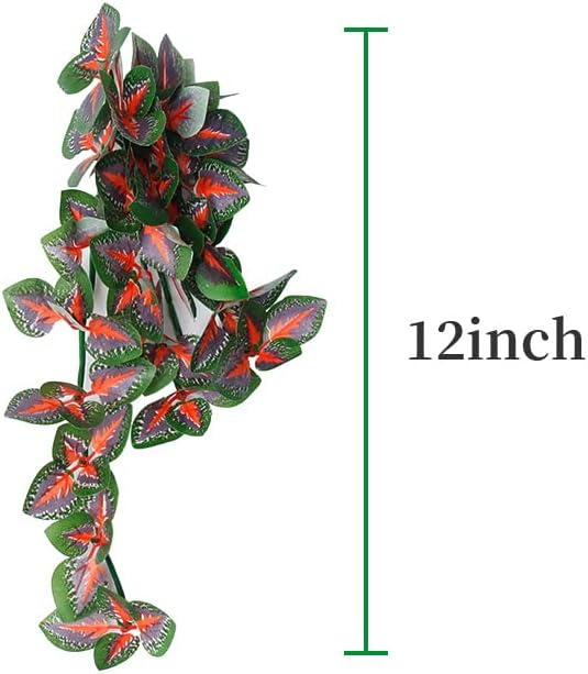 Dsoar 30cm/12in Aquarium Decorations Plants Artificial Fake Plastic Water Grass Plants for Fish Tank Aquarium Decor Artificial Hanging Plants
