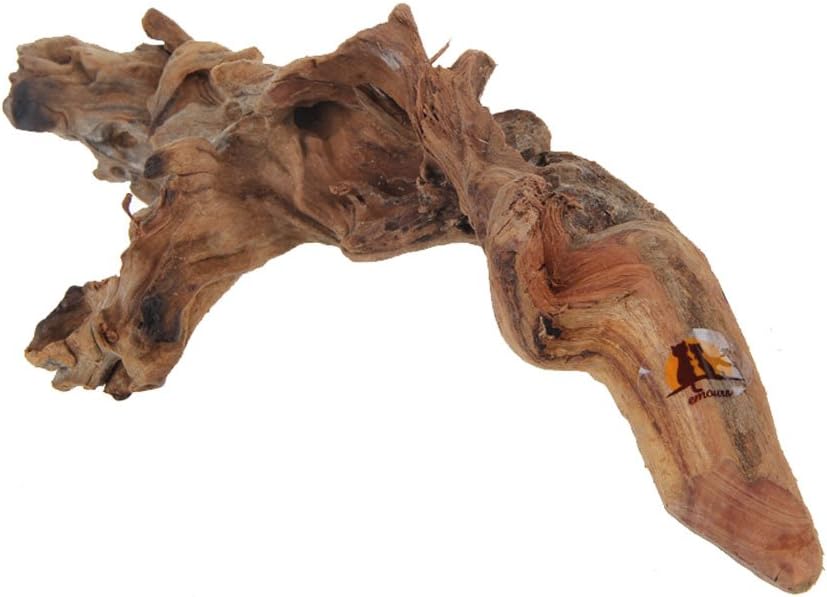 emours Aquarium Decor Wood Fish Tank Decoration Driftwood Size and Shape Varies,Large(9-12 inch Length)