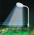 Tyasoleil Mini LED Aquarium Clip Light with 360° Rotation & Flexible Gooseneck, USB-Powered High Brightness Fish Tank Light for Aquatic Plants, Waterproof Cover, Eye-Caring Flicker-Free
