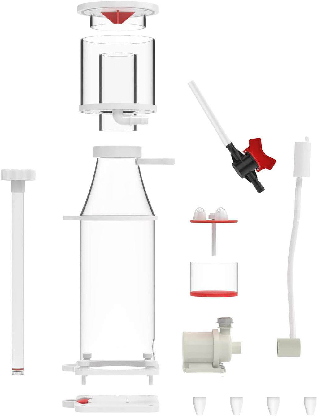 MagTool Aquarium in-Sump DC Protein Skimmer, with Controllable DC Pinwheel Pump for Up to 50-100Gal Reef Tank (N100 Plus)