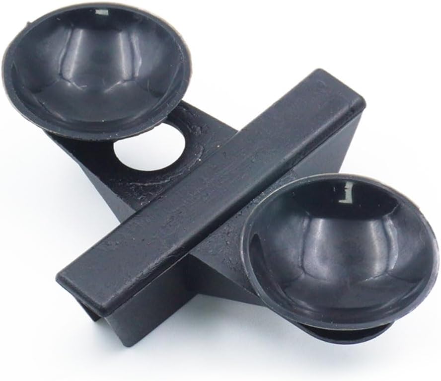 LINLAN 10 Pieces Aquarium Divider Suction Cup Clips, Glass Fixing Clips, Plastic Mesh Board Isolation Holders for Fish Tank (Black)