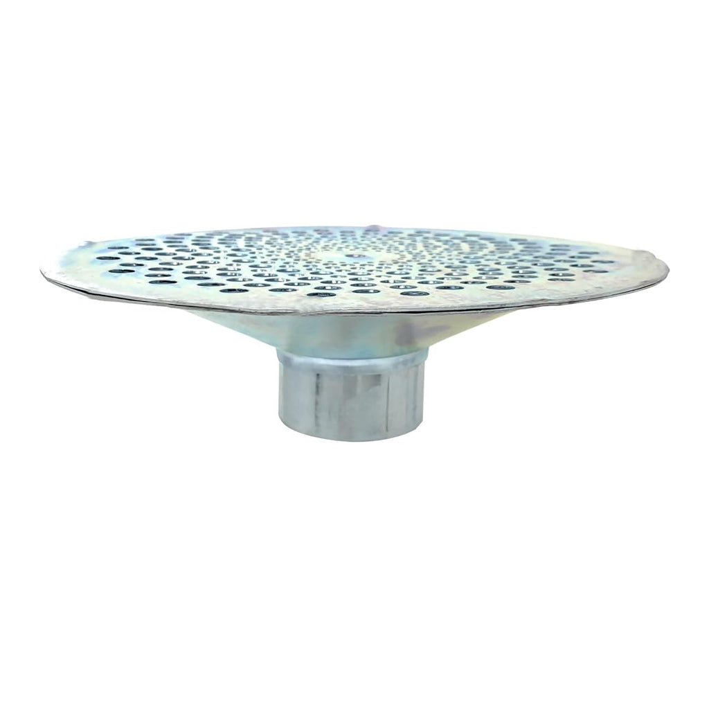 Gloxco 1-1/2" Skimmer Suction Strainer, Bottom Hole, Zinc Plated Steel (STR-SKBH150)