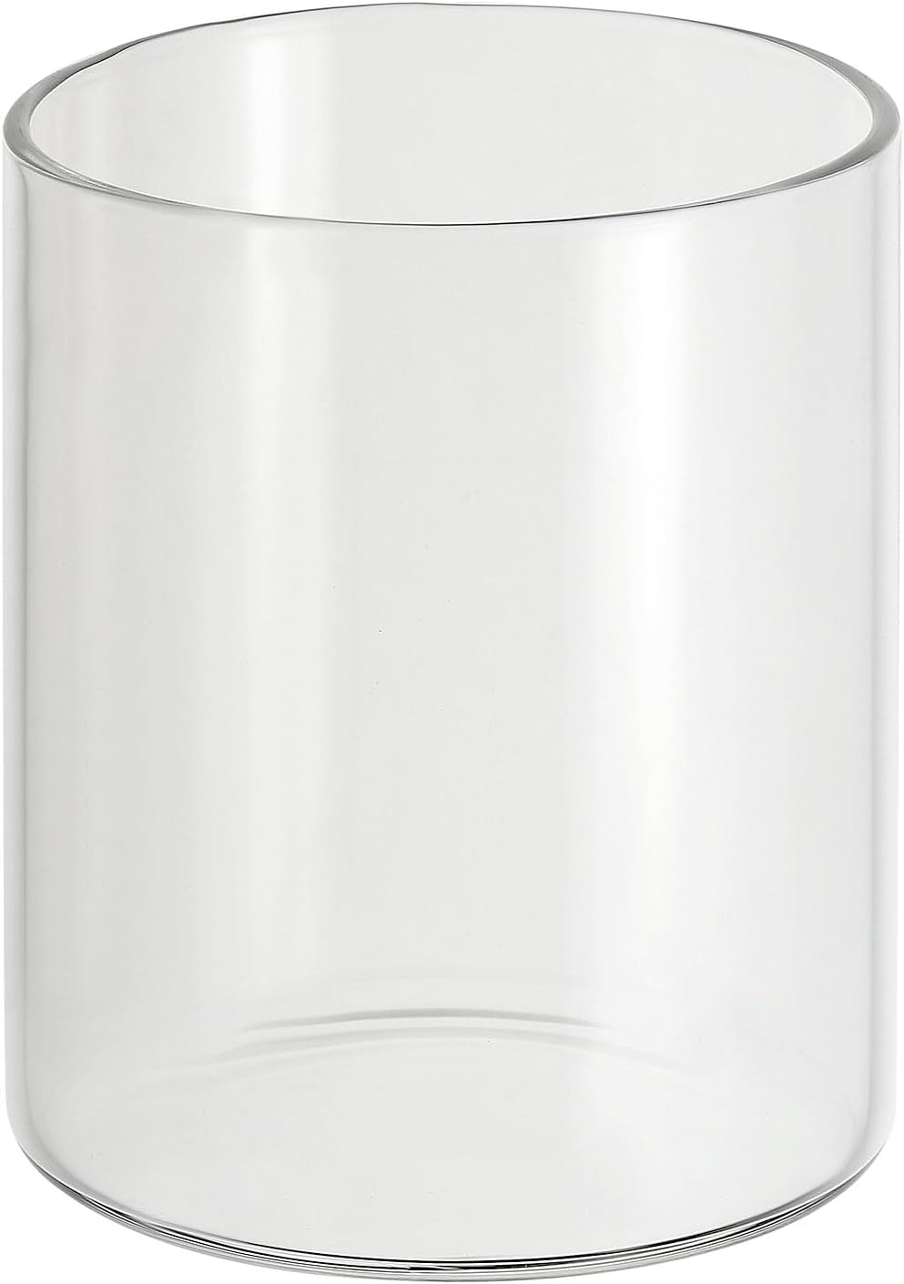 PATIKIL Clear Glass Cylinder Vase, 3.1" Tall x 2.6" Dia, 200ml, Tabletop Flowers Vase, Floating Candle Holder, Modern, Transparent, Wedding, Graduation, Mother's Day, Women, Indoor, Drop Resistant