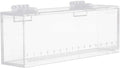 Gazechimp Fishing Photo Tank Fish Viewing Box Acrylic Hatching Incubator Clear Micro Landscape Fish Tank Fish Breeder Isolation Breeder Box with Scale, L