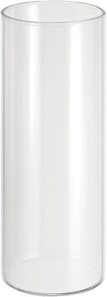 PATIKIL Clear Glass Cylinder Vase, 5.9" Tall and 2.2" Dia Tabletop Flowers Vase Floating Candle Holder Vase for Home Decor Wedding Centerpieces(10oz)