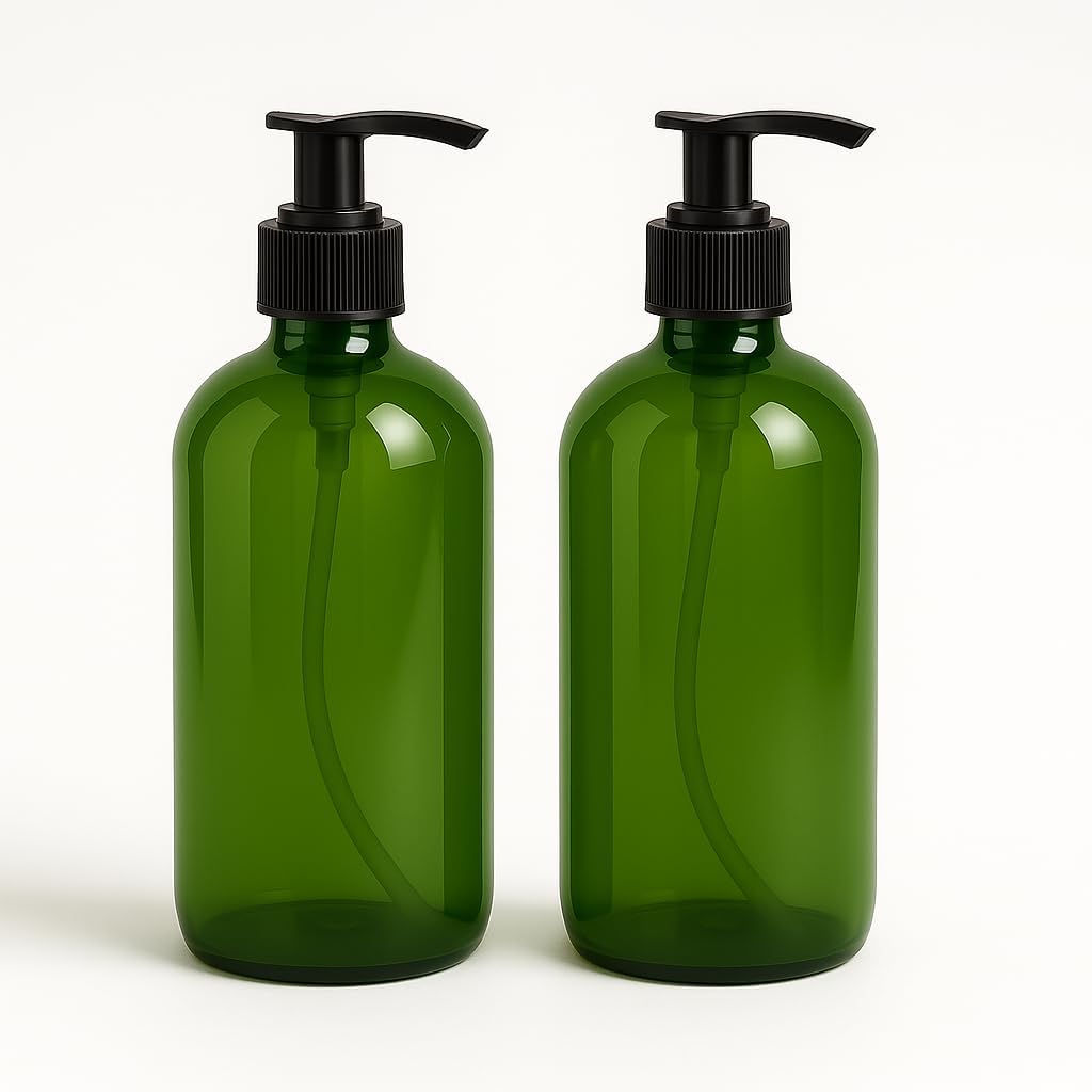 NilocG Aquatics Aquarium Dosing Bottles, 500ml (2x Green 500ml Bottles with 1ml Pump)