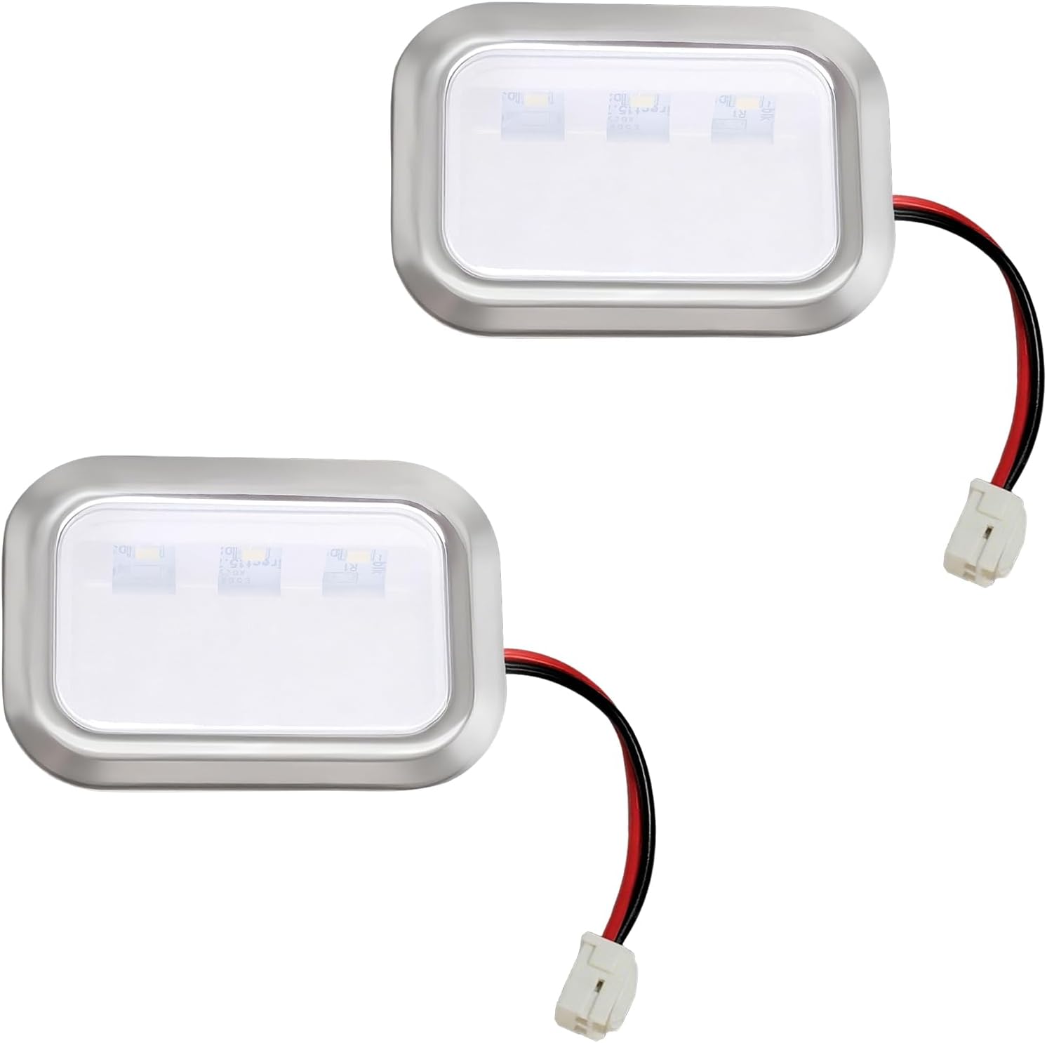 W11484836 W11229041 Refrigerator LED Light Compatible With Whirlpool Kitchen Aid LED Module Replacement AP6990553 PS16221127 EAP16221127 (2PC)