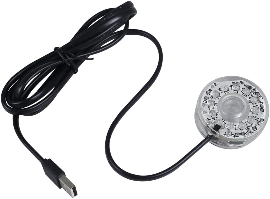 MiOYOOW Submersible Lights, USB Waterproof Aquarium Light with Fixed Suction Cups for Aquarium Decoration