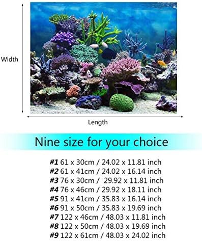 Keenso Aquarium Background Tropical Fish Undersea Fish Background Polyester Background