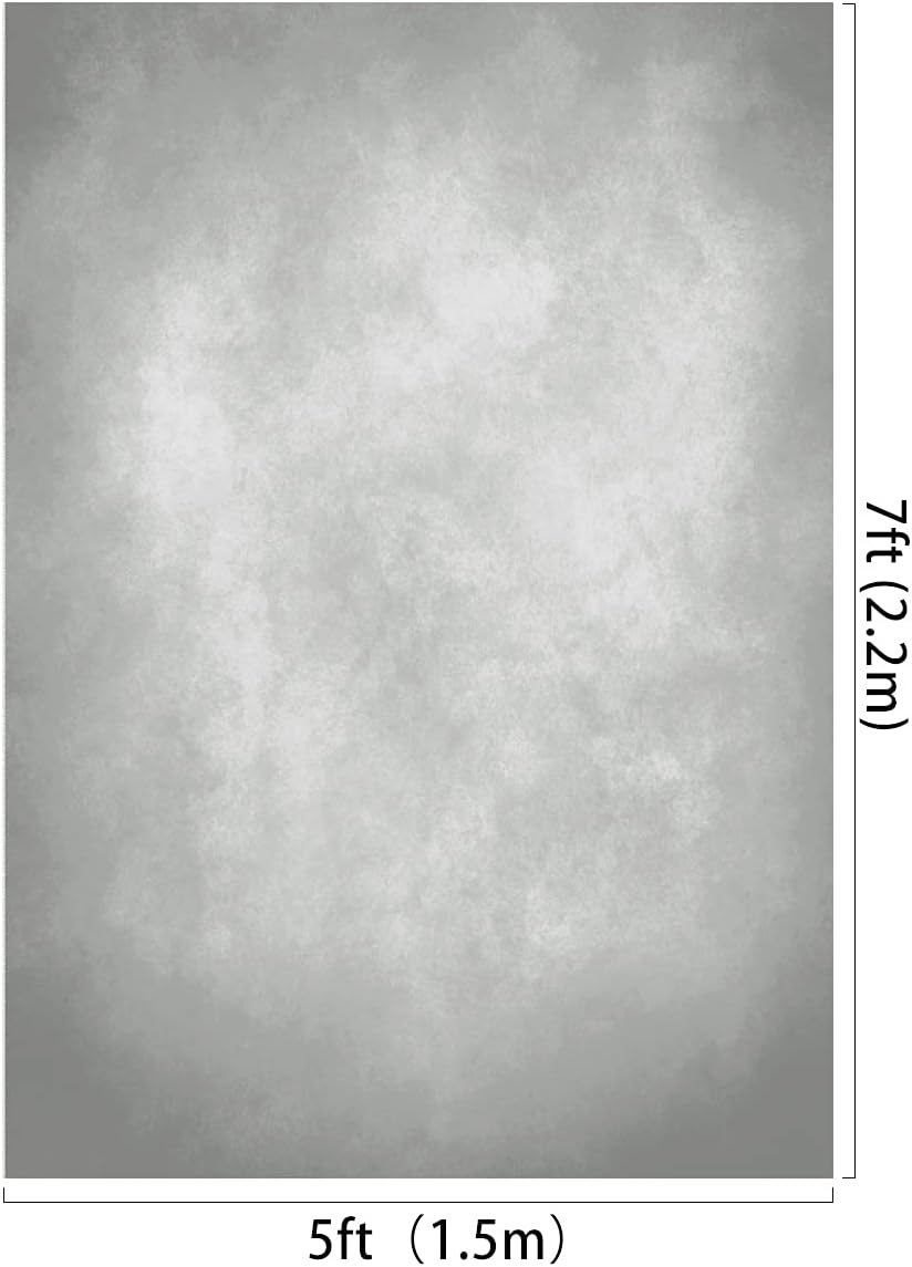 Kate 5x7ft Light Grey Backdrops Abstract Photography Backdrop for Professional Studio Backgrounds