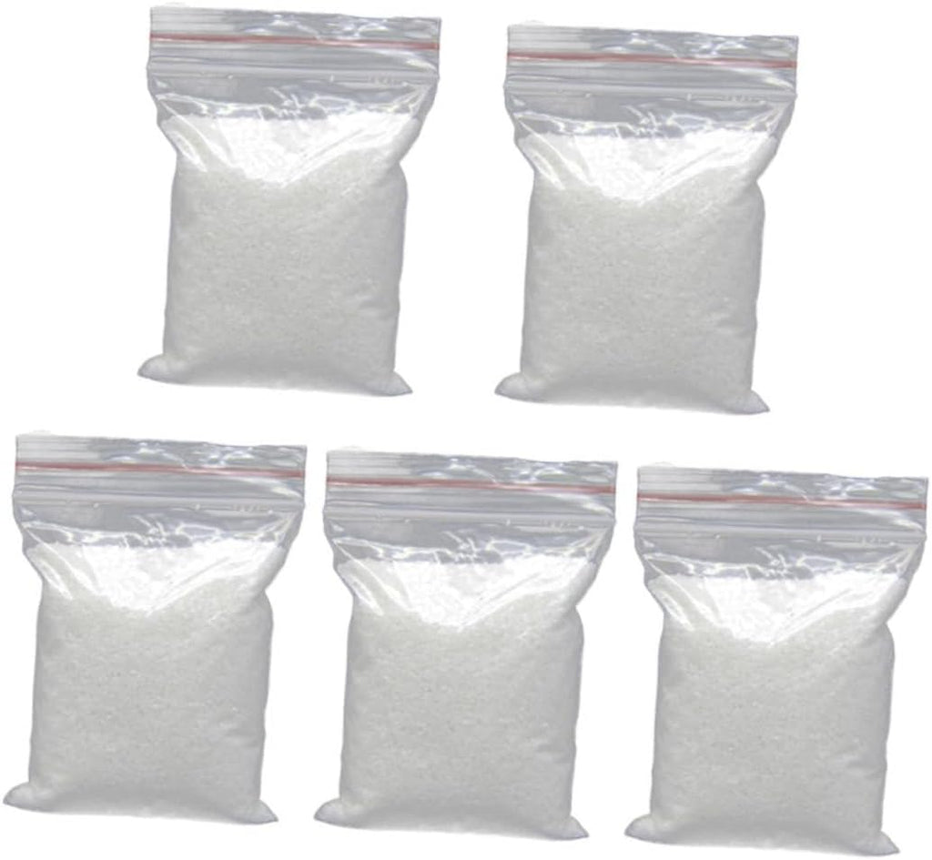 5packs White Sand for Aquariums Home Garden Decor Versatile Decoration for Fish Tanks Vases Terrariums Creates Natural Environment Elegant Sparkle
