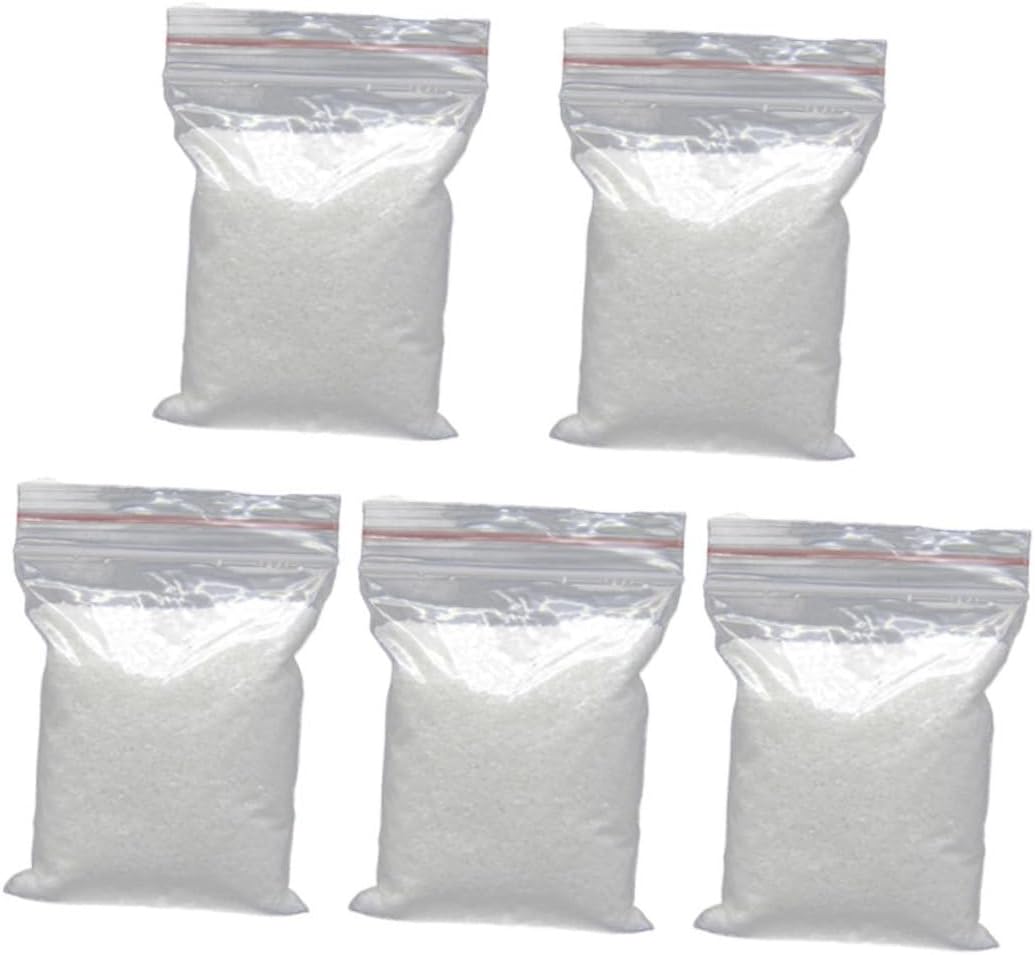 5packs White Sand for Aquariums Home Garden Decor Versatile Decoration for Fish Tanks Vases Terrariums Creates Natural Environment Elegant Sparkle