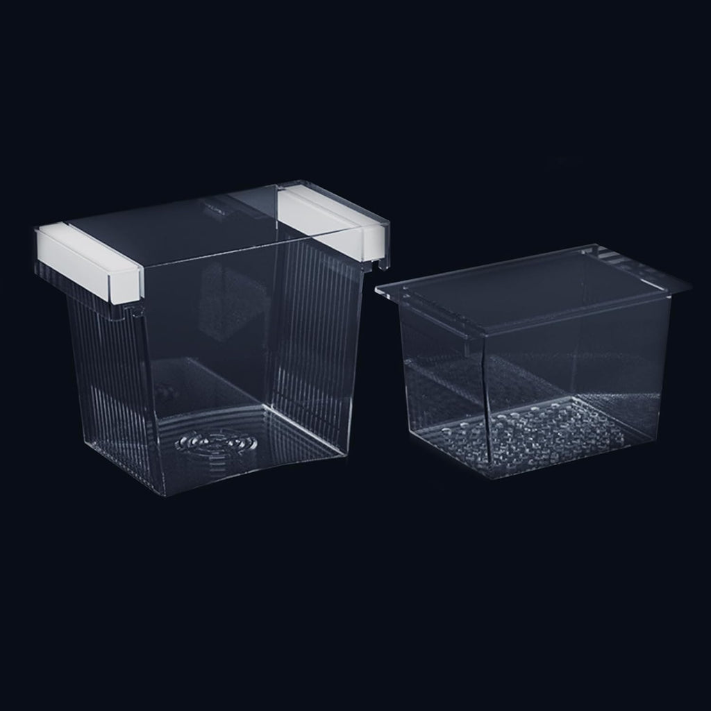 WEAVERBIRD Aquarium Fish Breeder Box, Acrylic Fish Isolation Breeding Box, Square Hatchery Box Hatching Incubator Box for Baby Fish Shrimp Clownfish Guppy
