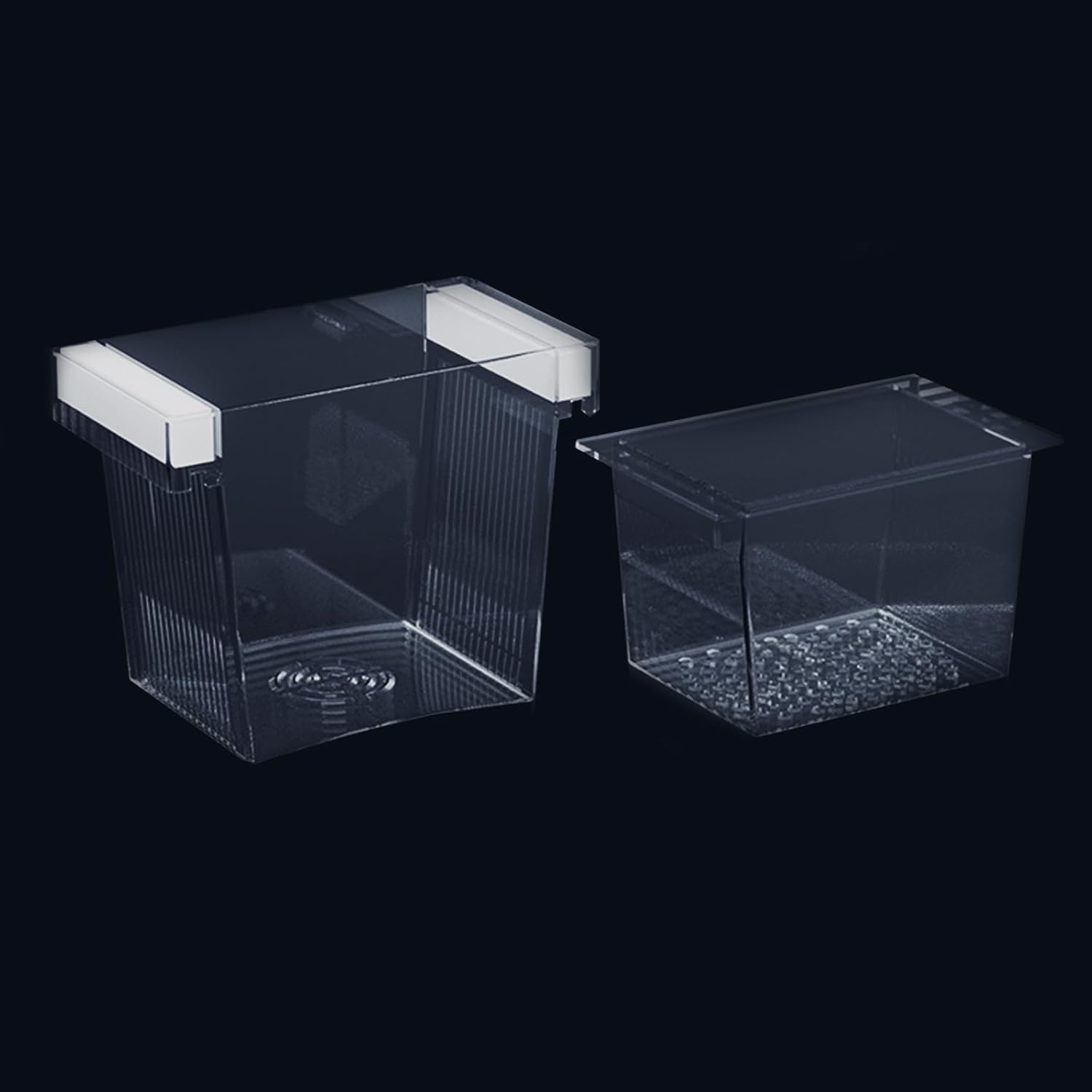WEAVERBIRD Aquarium Fish Breeder Box, Acrylic Fish Isolation Breeding Box, Square Hatchery Box Hatching Incubator Box for Baby Fish Shrimp Clownfish Guppy