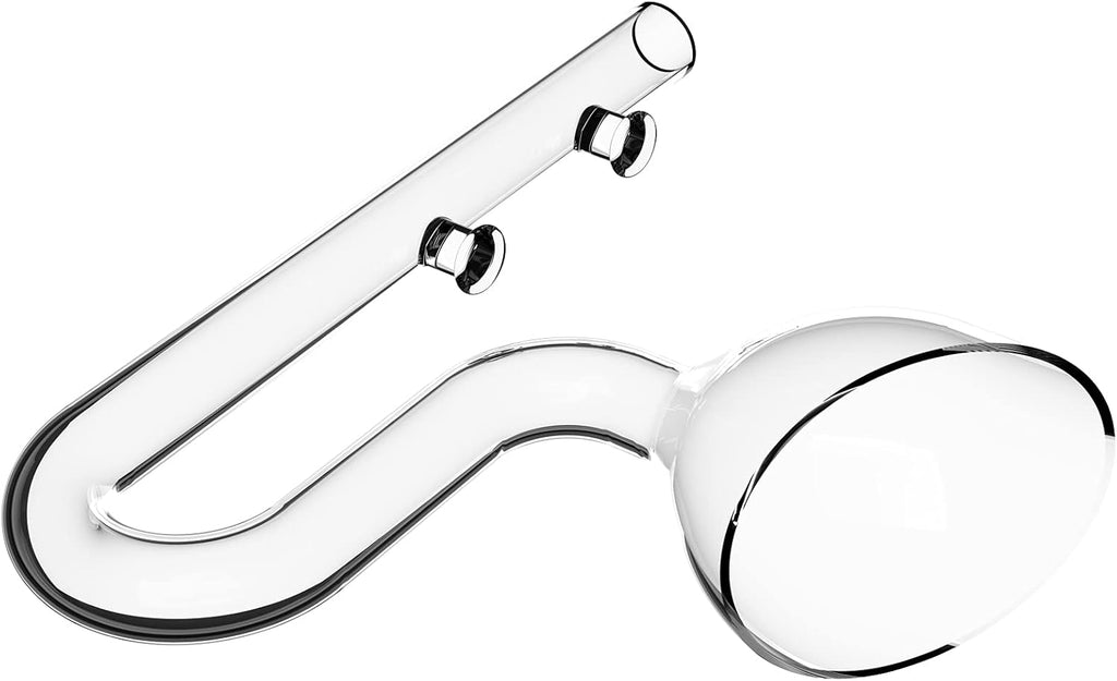 FZONE Aquarium Glass Mini Skimmer Lily Inflow and Outflow Sets for Mini Nano Tanks Filter Pipes(for 1/2inch Tubing)